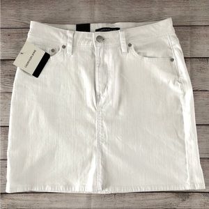 CALVIN KLEIN White Jean Skirt Size 8